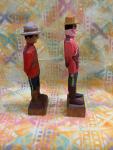 Set of Two Vintage Canadian Mountie Figurines