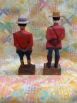 Set of Two Vintage Canadian Mountie Figurines