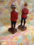 Set of Two Vintage Canadian Mountie Figurines