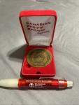 Canadian Pacific Railway Bronze Medallion Coin 2001