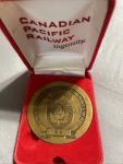 Canadian Pacific Railway Bronze Medallion Coin 2001