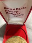 Canadian Pacific Railway Bronze Medallion Coin 2001