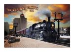 Canadian Pacific Vintage Metal Sign Decor