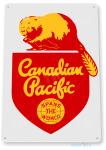 Canadian Pacific Railway Retro Tin Sign Decor