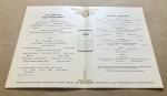 Vintage 1946 Canadian Pacific Railways Lunch Menu