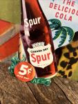 1940s Canada Dry Spur Fan Pull Sign