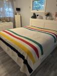 Hudson's Bay Vintage King Size Wool Blanket
