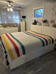 Hudson's Bay Vintage King Size Wool Blanket