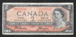 1954 Canadian $2 Vintage Banknote