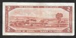 1954 Canadian $2 Vintage Banknote