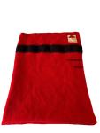 Hudsons Bay Vintage Red and Black Wool Blanket