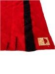 Hudsons Bay Vintage Red and Black Wool Blanket
