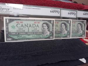Canadian $1 1867-1967 Anniversary Banknote