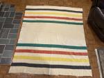 Hudson Bay Vintage Four Point Wool Blanket