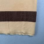 Vintage Hudson Bay 4 Point Brown Wool Blanket