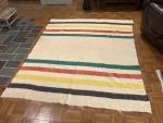 Hudson Bay Vintage Four Point Wool Blanket