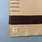 Vintage Hudson Bay 4 Point Brown Wool Blanket
