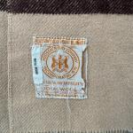 Vintage Hudson Bay 4 Point Brown Wool Blanket