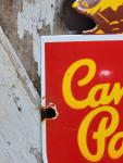 Vintage Canadian Pacific Railway Porcelain Train Sign