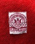 1920s Hudson's Bay Red Label Wool Blanket