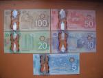 Canadian Uncirculated Polymer Banknotes Set