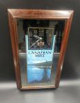 Canadian Mist Whiskey Vintage Mirror Clock