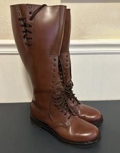 Vintage Hartt Brown Motorcycle Boots for Men