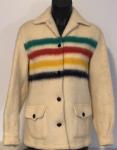 Vintage Hudson's Bay Point Blanket Rainbow Jacket