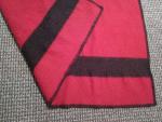 Red and Black Stripe Wool Hudson Bay Blanket 40" x 53