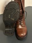 Vintage Hartt Brown Motorcycle Boots for Men
