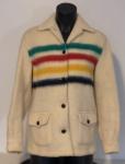 Vintage Hudson's Bay Point Blanket Rainbow Jacket