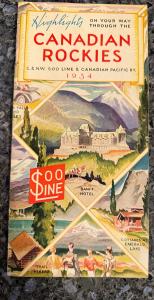 1934 Soo Line Railroad Rockies Train Brochure