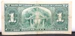 1937 Ottawa $1 Bank of Canada Note