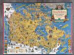 1969 Hudson's Bay Co Vintage Pictorial Map