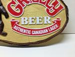 Grizzly Canadian Beer Vintage Bar Sign