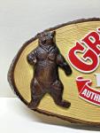 Grizzly Canadian Beer Vintage Bar Sign