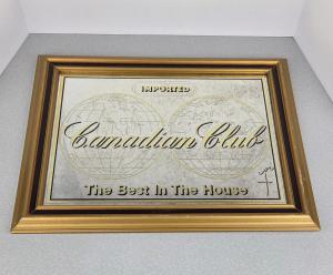 Canadian Club Whisky Bar Mirror - Vintage Decor