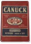 Vintage Canuck Tin Sign - 25 Shot Shells