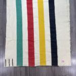 Hudson Bay Vintage Wool Blanket, 76"x70