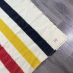 Hudson Bay Vintage Wool Blanket, 76"x70