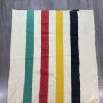 Hudson Bay Vintage Wool Blanket, 76"x70