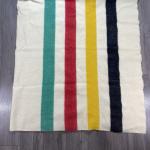 Hudson Bay Vintage Wool Blanket, 76"x70