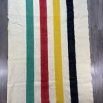 Hudson Bay Vintage Wool Blanket, 76"x70
