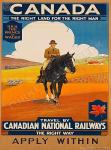 Canadian National Railways Vintage Metal Sign