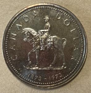 1973 RCMP Silver Dollar - Vintage Canadian Coin
