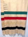 Hudson Bay Vintage Wool Blanket 4 Point Design