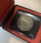 1973 RCMP Silver Dollar - Vintage Canadian Coin