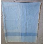 Hudsons Bay Co. Vintage Blue Wool Blanket 72x90