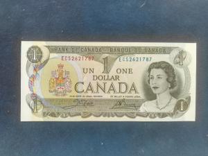 1973 Canadian $1 Bank Note - Vintage Collectible