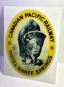 Canadian Pacific Railway Vintage Travel Decal